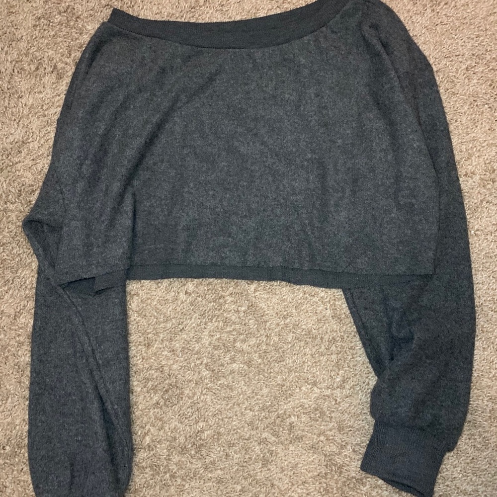 Cropped sweatshirt